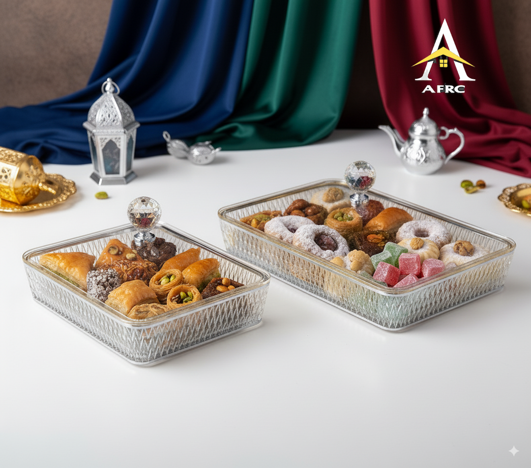 Crystal-Cut Acrylic Candy and Pastry Box