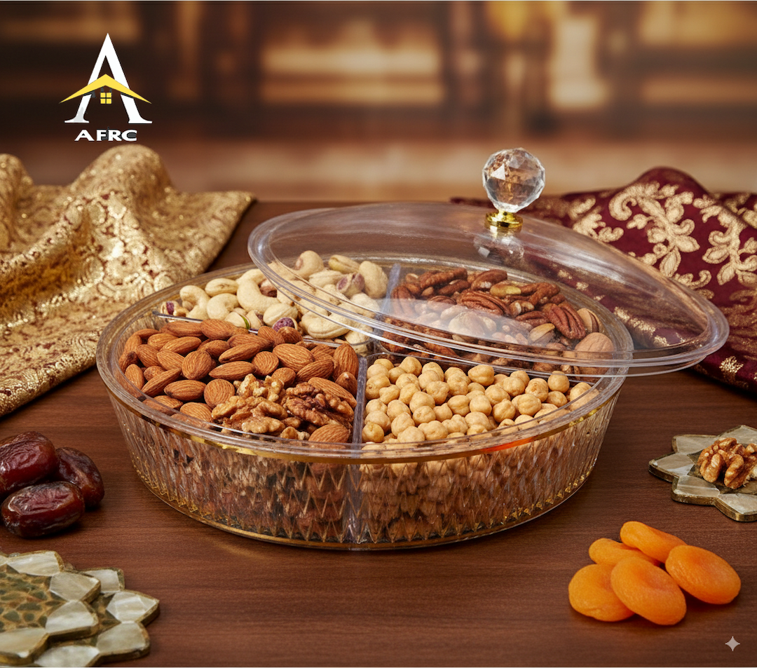 Elegant Acrylic Candy and Pastry Box with Lid